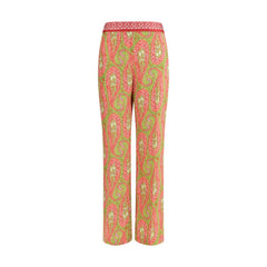 Etro Multicolor Polyester Pants