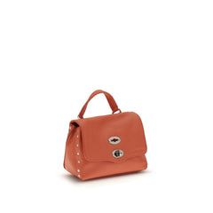 Zanellato Red Calf Leather Bos Taurus Shoulder Bag
