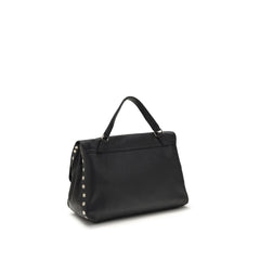 Zanellato Blue Calf Leather Bos Taurus Shoulder Bag