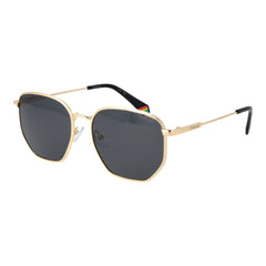 Polaroid Gold Metal Sunglasses