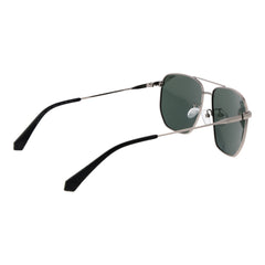 Polaroid Silver Metal Sunglasses