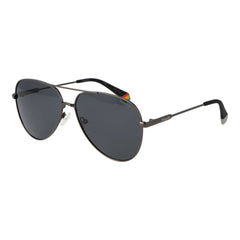Polaroid Gray Metal Sunglasses