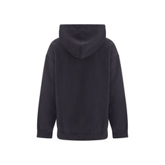 Ganni Black Cotton Sweatshirt
