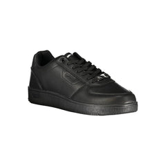 Gas Black Polyurethane Men's Sneaker