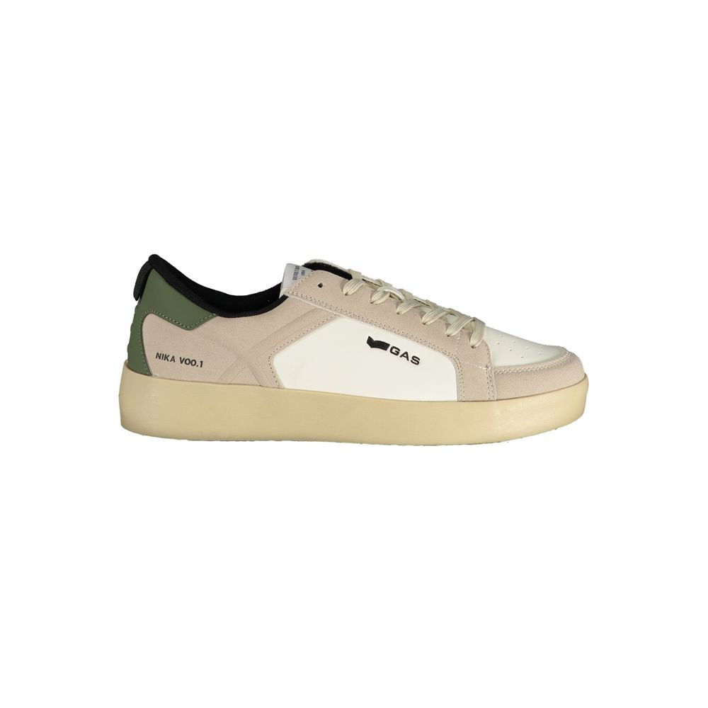 Gas Bianco Polyurethane Men Sneaker