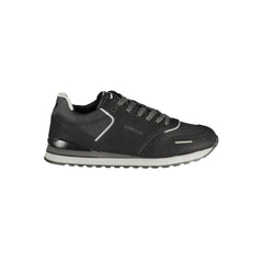Gas Black Polyurethane Men's Sneaker