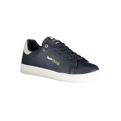 Gas Blue Polyurethane Men's Sneaker