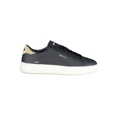 Gas Blue Polyester Men Sneaker