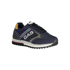 Gas Blu Polyurethane Men Sneaker