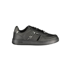 Gas Black Polyurethane Women's Sneaker