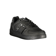 Gas Black Polyurethane Women's Sneaker