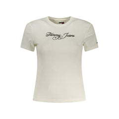 Tommy Hilfiger White Cotton Women's T-Shirt