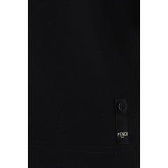 Fendi Black Cotton T-Shirt