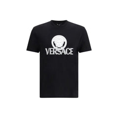 Versace Black Cotton T-Shirt