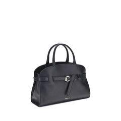 Coccinelle Black Calf Leather Bos Taurus Handbag