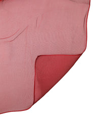 Dolce & Gabbana Red Stole Silk Neck Wrap Shawl Men Scarf