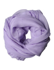 Dolce & Gabbana Purple Stole Silk Neck Wrap Shawl Men Scarf