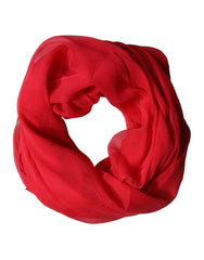 Dolce & Gabbana Red Stole Silk Neck Wrap Shawl Men Scarf
