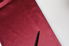 Dolce & Gabbana Red Satin Silk Fringes Neck Foulard Scarf