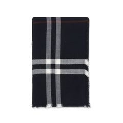 Burberry Blue Wool Scarf