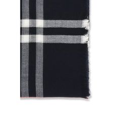 Burberry Blue Wool Scarf