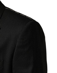 Dolce & Gabbana Black Fantasy Single Breasted Jacket Blazer