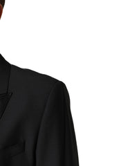 Dolce & Gabbana Black MARTINI Single Breasted Jacket Blazer