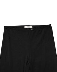 Alpha Massimo Rebecchi Black Skinny Mid Waist Leggings Cropped Trouser Pants