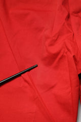 PT Torino Red Flared Mid Waist Chino Casual Trouser Pants