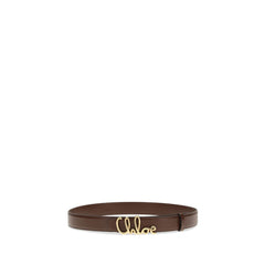 Chloé Brown Calf Leather Bos Taurus Regular Belt