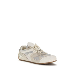Axel Arigato Cream Calf Leather Bos Taurus Low Top Sneakers