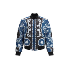 Versace Black Polyamide Bomber