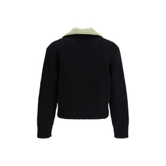 Namacheko Black Wool Cardigan