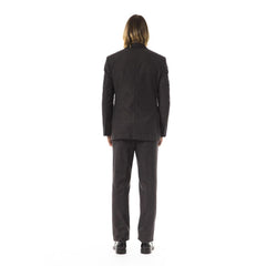 BYBLOS Brown Cotton Two-Piece Suit