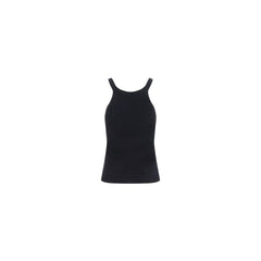 Fendi Black Cotton Tank Tops