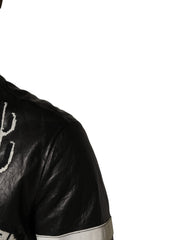 Dolce & Gabbana Black Guns n' Roses FullZip Men Biker Jacket