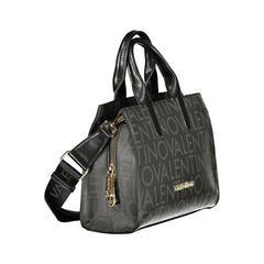 Mario Valentino Black Polyurethane Women Handbag