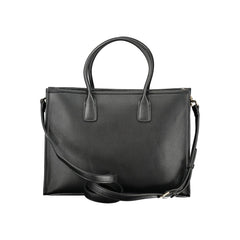 Mario Valentino Black Polyurethane Women Handbag