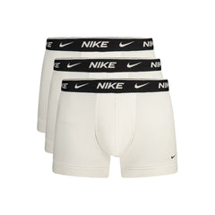Nike White Cotton Men's Boxer Short