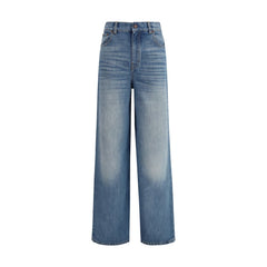 Chloé Blue Cotton Jeans Denim