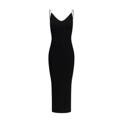 Versace Black Viscose Casual Dress