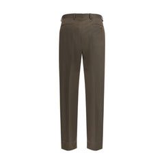 Brioni Bicolor Fleece Wool Casual Pants