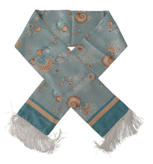 Dolce & Gabbana Elegant Silk Scarf with Shell Motif