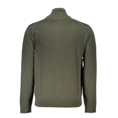 Napapijri Elegant Half-Zip Green Sweater