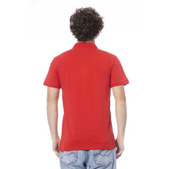 Iceberg Red Cotton Polo Shirt