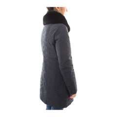 Peuterey Elegant Blue Winter Jacket with Fox Fur Hood