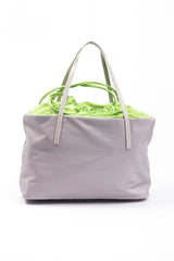 BYBLOS Chic Gray Shopper Tote for Sophisticated Style