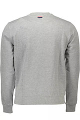 U.S. POLO ASSN. Classic Gray Cotton Sweatshirt with Embroidered Logo