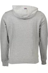 U.S. POLO ASSN. Classic Hooded Gray Cotton Sweatshirt
