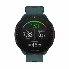 Smart Watch with Pedometer Running Polar Pacer 45 mm Green